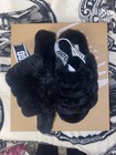 Ugg Fluff Yeah Slide Sandals     Black     Women   s Size  insert Size 