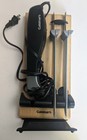 Cuisinart Cek-40 Electric Knife Set W  Bread   Carving Blades   Wood Block Stand