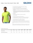 Gildan Men   s Ultra Cotton Crew Neck Short Sleeve T-shirt New Colors 2000