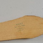 Vintage Audet Wood Carved Woman Bookmark