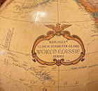 Vintage Replogle 12  World Globe Classic Raised Relief Mid-century Map  usa Made