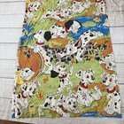 Vintage 101 Dalmatians Disney Twin Size Flat Sheet No Care Tag
