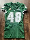 South Florida Bulls Adidas Game Jersey Football Green White Used Team Issued  48