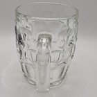 Collectible    cheers    Boston Beer Mug  Heavy Clear Glass With Cheers Logo  5   tall