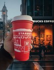 Starbucks Reusable Red Cup 2025 Limited Edition 16oz Holiday Design New