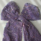 Lavender Purple Tie Bow Sash For Wedding  Prom flower Girl Dress 