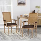 Dining Chair Set 2pcs Modern Upholstered Seat For Home Office Restaurant