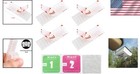 Ez Pass Toll Tag Mounting Kit - 4 Dual Lock Adhesive Strips  Easy Installation