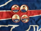 1962 Buffalo Bills Billy Shaw Bass Salada Tea Junket Football Coins Lot Of 4 Afl