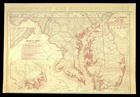 1901 Antique Maryland Railroad Map Of Delaware Large Atlas B o Rr Pw b Dated