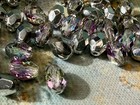 Czech Fire Polished Oval Beads - 9x6mm - Vitrail Light