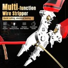 16 In1wire Stripper Twister Voltage Tester Pliers 12-250vfoldable Cable Cutting 