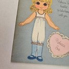 Vtg Hallmark Greeting Cards Rebecca Sue Girly Paper Doll Book Crafts Empherma 