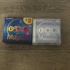 New Sony 8cm Cd-r For Mavica Camera 156 Mb Pack Of 9 Sealed Discs 5mcr-156a