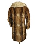 Fox Fur   Mink Knee Length Women s Coat Sz Small Vintage 1960 s   flaw  
