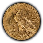 1908 G 2 50 Indian Head Gold Quarter Eagle - Authentic Us Coin - Sku-g5913