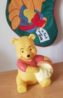 Disney Winnie The Pooh Christmas Stocking 3d Felt   Bank Vintage Walt Disney