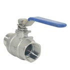 Us Stock 1 In Inch 1  Npt Threaded Male To Female Full Port Ball Valve Ss 304