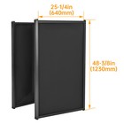 Black Portable Foldable Dj Booth Sturdy   Easy To Set Up Metal Frame W carry Bag