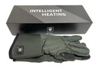 Heated Glove Liners For Men Women  L Rechargeable Battery Electric Dark Green