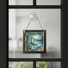 Wood Hanging Sign Nautical Lighthouse Coastal Ocean Decor 4 8 Inch Small Wall