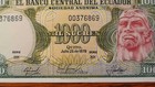 1937 Ecuador 1000 Sucres Crisp Uncirculated 1000 S Note Buy It Now 