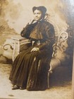 C1890 Cabinet Card Photo Of African American Woman West Virginia Studio