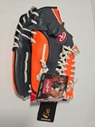Rawlings Rcs175gno Leather Baseball Glove 11  3 4 Rht New With Tags Orange   Blk