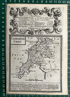 1720 Antique Map  Caernarfonshire  Wales - Owen   Bowen