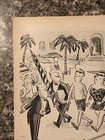 1961 First National City Bank Travelers Checks Print Ad William Steig Vtg 1960s