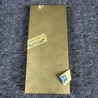 Vintage Mascot Deluxe Purse Mirror Gold Floral Hand Held Oval Vanity Box Usa