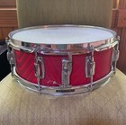 Vintage Ludwig Standard Snare Drum - Red Astro Wrap - 14  X 5 