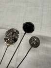 Three Vintage Hatpins