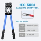 Battery Cable Wire Crimper Tool For Awg 10-1 0 Lug Terminal Kit