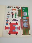 Vintage Tiny Press Out Shopping Center Punch Book Paper Doll Toy Model 70s 1976