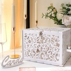 White Wedding Card Box With Lock  Pvc Gift Card Box For Wedding Decorations F   