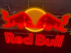 Red Bull Led Bar Sign Man Cave Garage Decor Light Red Bull Energy Drink  27x 39