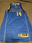 Jameer Nelson Game Worn Used Dallas Mavericks Jersey Blue
