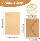 72 Pcs Stationery Paper And Envelopes Set  24pcs Vintage Letter Paper With 12pcs