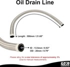 Oil Feed Oil Return Drain Line Hose Kit On T3 T4 T70 T66 T04e Turbo Turbocharger