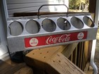 1950 s -  Coca Cola - - 12 Bottle Aluminum Carrier Carton With Handle
