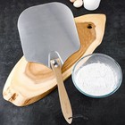 Dinoxo Aluminum Pizza Peel 12 Inch X 14 Inch With 360   Folding Wood Handle Pizza