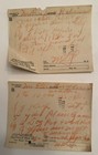 Lot Of 7 100  Year Old Paper Prescriptions Written In Crayon Prattville Al 1920s
