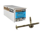 Woodpro St516x4b 5 16in X 4in Round Washer Head Wood Screws 250pc Gold