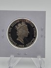 1988 British Virgin Islands  25 Proof  63 Oz Silver  hour Glass  Ship Treasure
