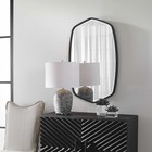 Uttermost Duronia 09699 Satin Black Vanity Mirror 22x36