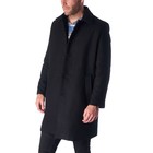 Alpine Swiss Orson Mens Wool Blend Top Coat Winter Car Coat Long Tailored Jacket