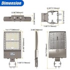 320w 48000lm Outdoor Led Shoebox Parking Lot Light Commercial Street Area Lights