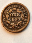 1847 Braided Hair Large Cent Fine Details Nice Eye Appeal Free Us Shipping