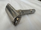 Vintage 1959 Gillette Fatboy E1 Adjustable 1-9 Safety Razor Made In Usa